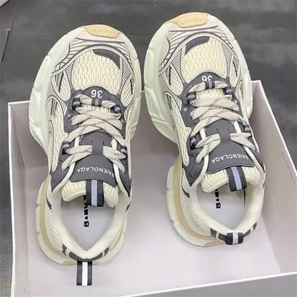 Damen Sneaker Sportlich Atmungsaktiv Mit Stabiler Sohle