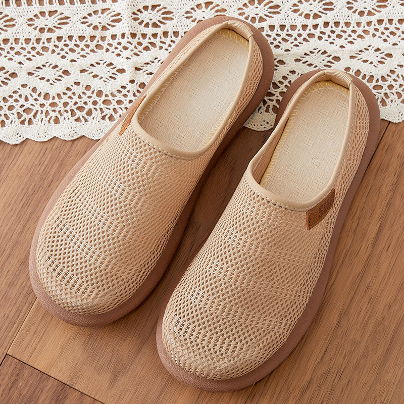 Damen Clogs Bequem Flexibel Mesh Sommer