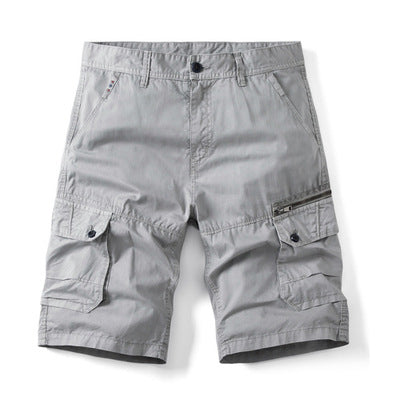 Herren Cargo Shorts Bequem Mit Seitentaschen Verstellbar