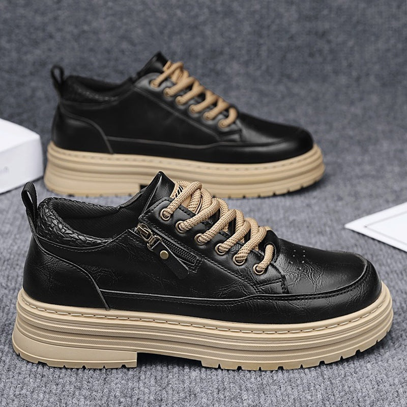 Herren Sneaker Robust Stilvoll Bequem Schwarz