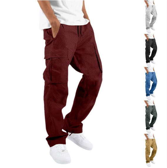 Herren Cargo-Hose Modern mit Seitentaschen Stretch - BerlinGlamour