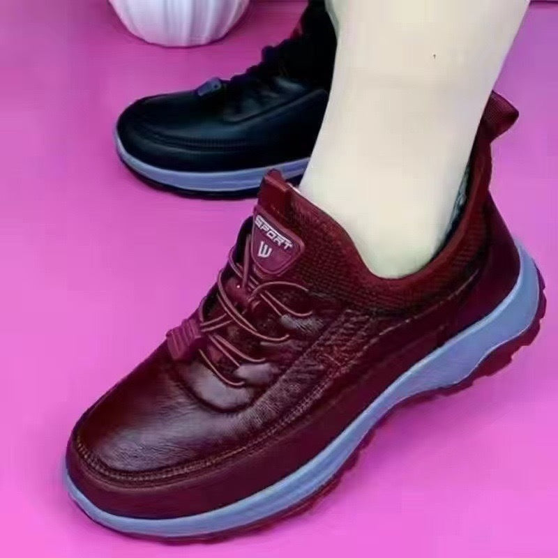 Damen Schnürsneaker Sportlich Bequem Laufsohle - BerlinGlamour