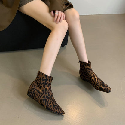 Damen Ankle Boots Wildleder Elegant Spitz