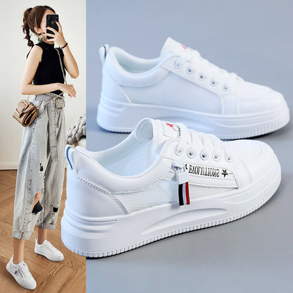 Damen Sneaker Sportlich Laufschuhe Mit Zipperdesign - BerlinGlamour