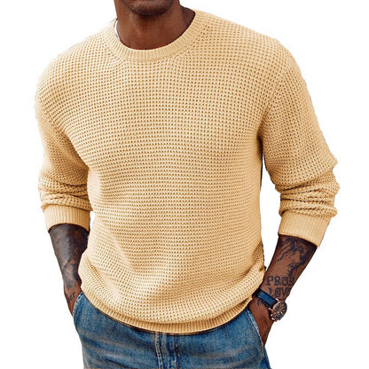 Herren Pullover Strukturiert Großstadt Chic