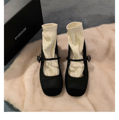 Damen Ballerinas Leopardenmuster Modisch - BerlinGlamour