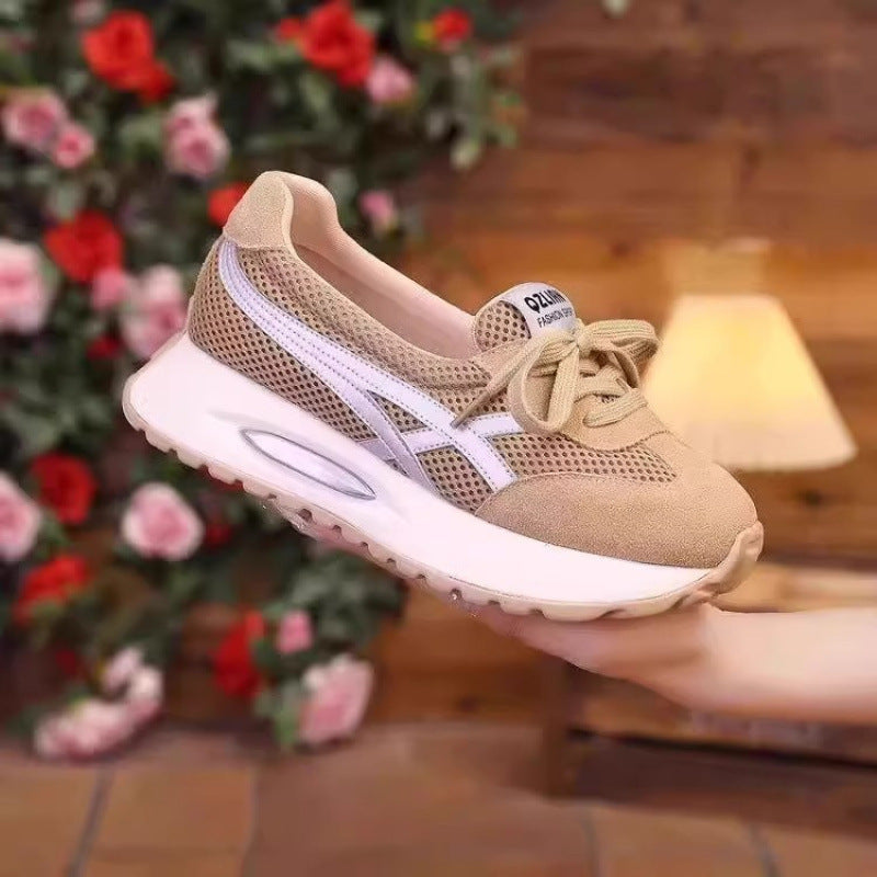 Damen Sneaker Sportlich Atmungsaktiv Mesh Komfort