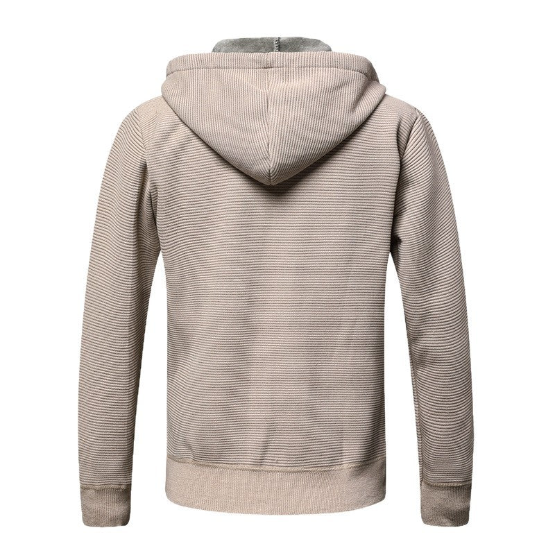 Herren Winterjacke Kapuzenjacke Gefüttert Warm