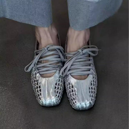 Damen Sneaker Atmungsaktiv Leicht Netzstoff
