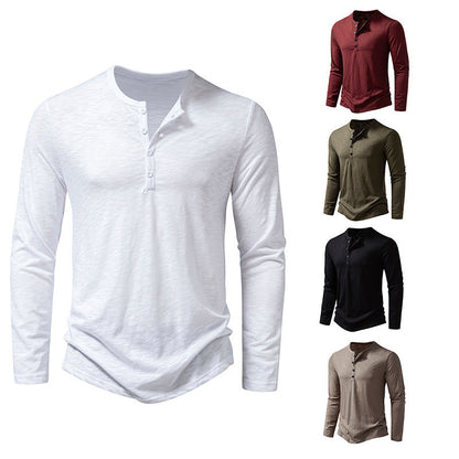Herren Langarmhemd Knopfleiste Modern Berlin Style