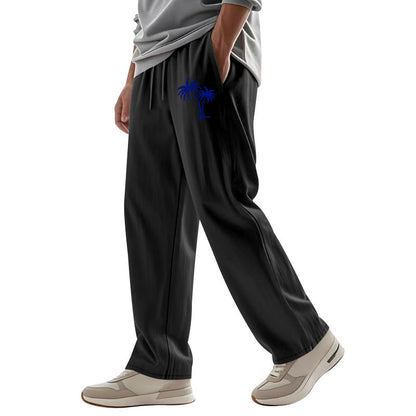 Herren Freizeithose Bequem mit Logo-Print Modern