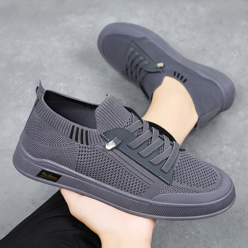Damen Sneaker atmungsaktiv Strick Modern Sportlich