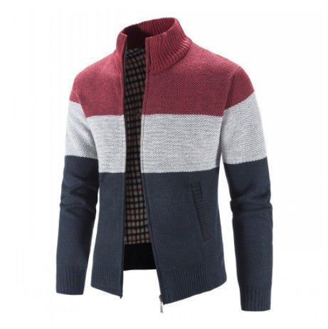Herren Strickjacke Modern Geschmeidig