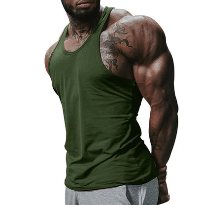 Herren Fitness Tanktop Atmungsaktiv Leicht Racerback