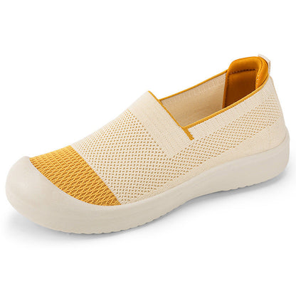 Damen Sneaker Slip-On atmungsaktiv rutschfest Modern