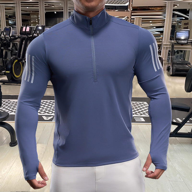 Herren Fitness-Oberteil Atmungsaktiv Kurzarm