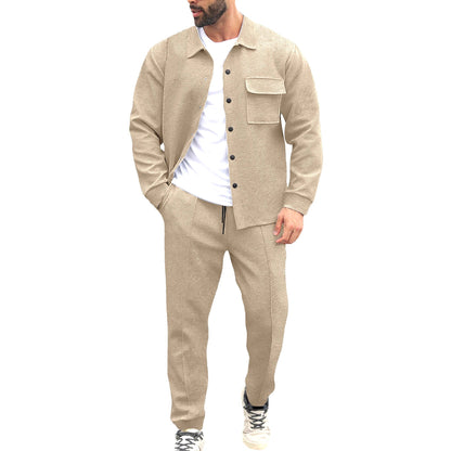 Herren Freizeitanzug Lässig Mit Taschen Modern