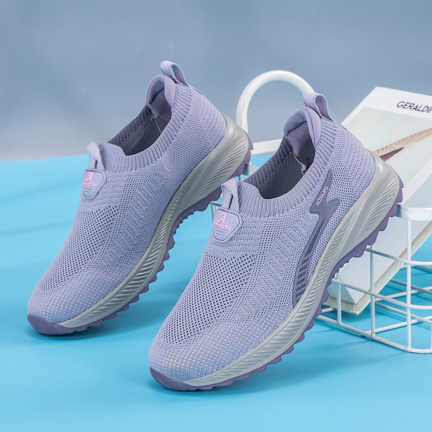 Damen Sneaker Atmungsaktiv Komfortabel mit Weichsohle - BerlinGlamour
