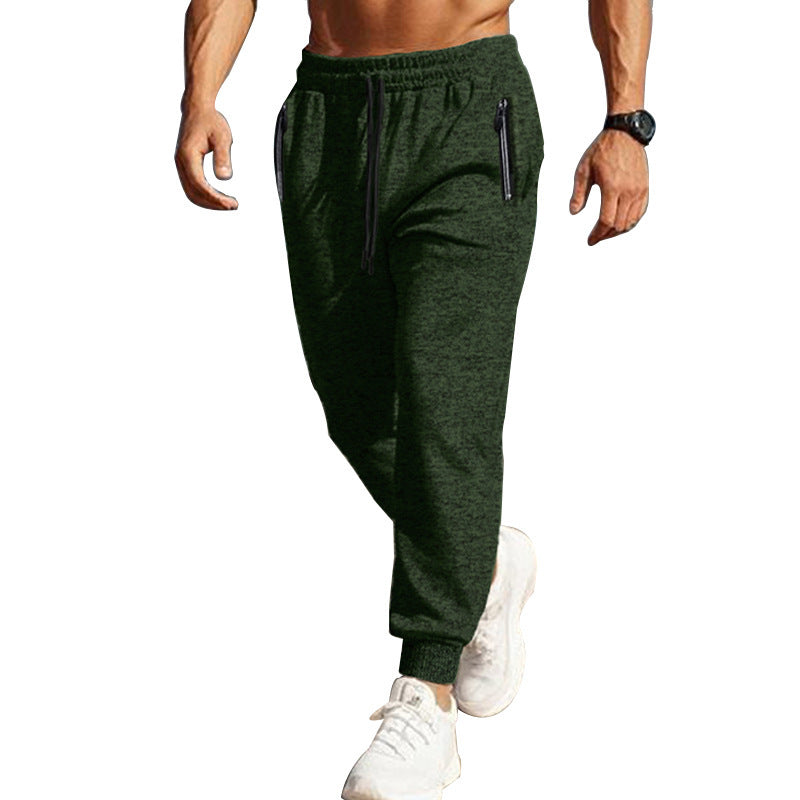 Herren Jogginghose Sportlich Reflektierend Mit Reißverschluss