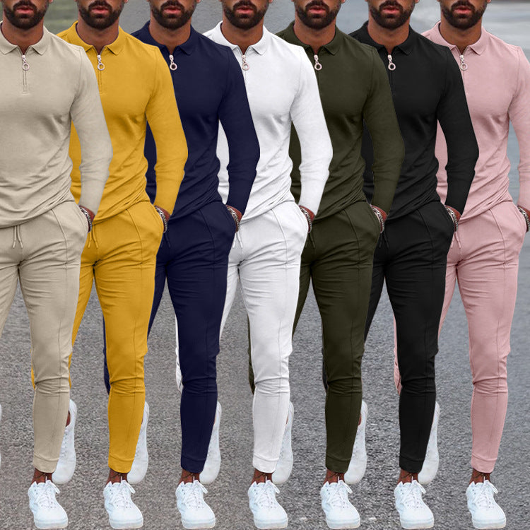 Herren Sportset Funktioneller Reißverschluss Modern - BerlinGlamour