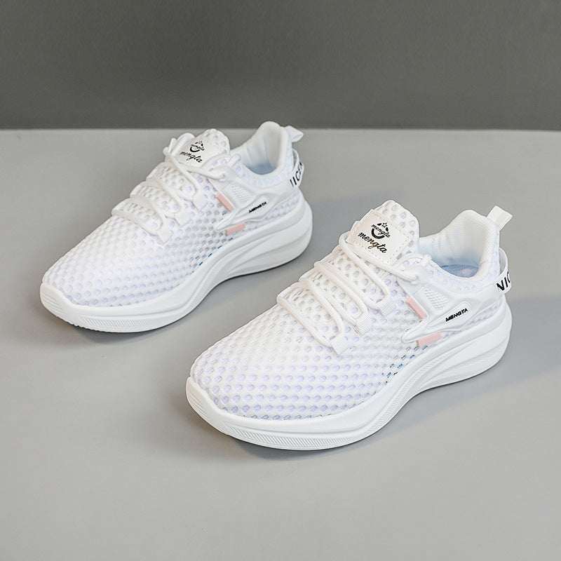 Damen Sneaker Atmungsaktiv Laufschuhe mit Rutschfestem Gummi