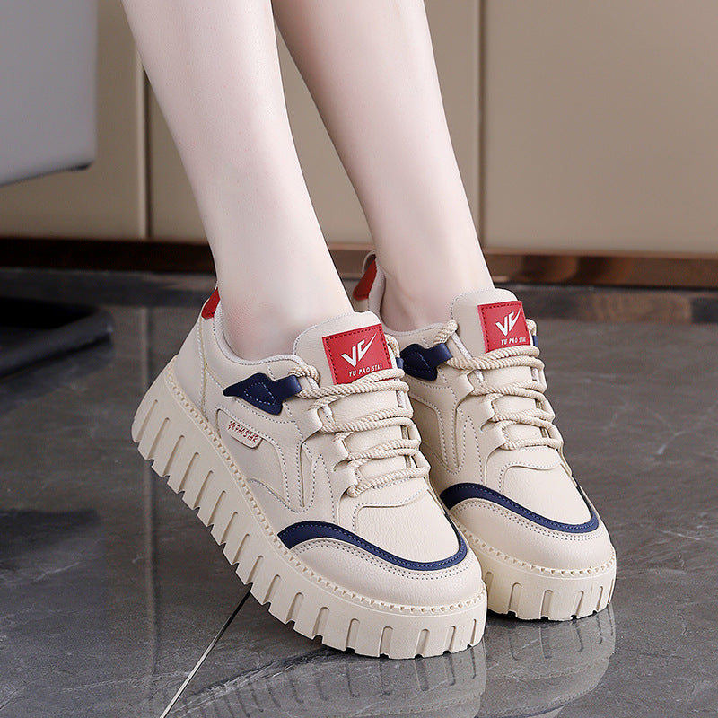 Damen Sneaker PlateauSchuhe Hochwertig Trendig