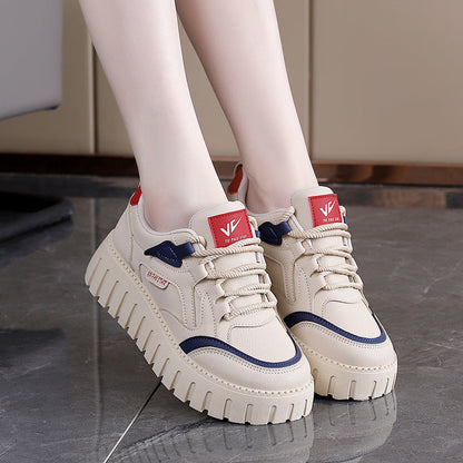 Damen Sneaker PlateauSchuhe Hochwertig Trendig
