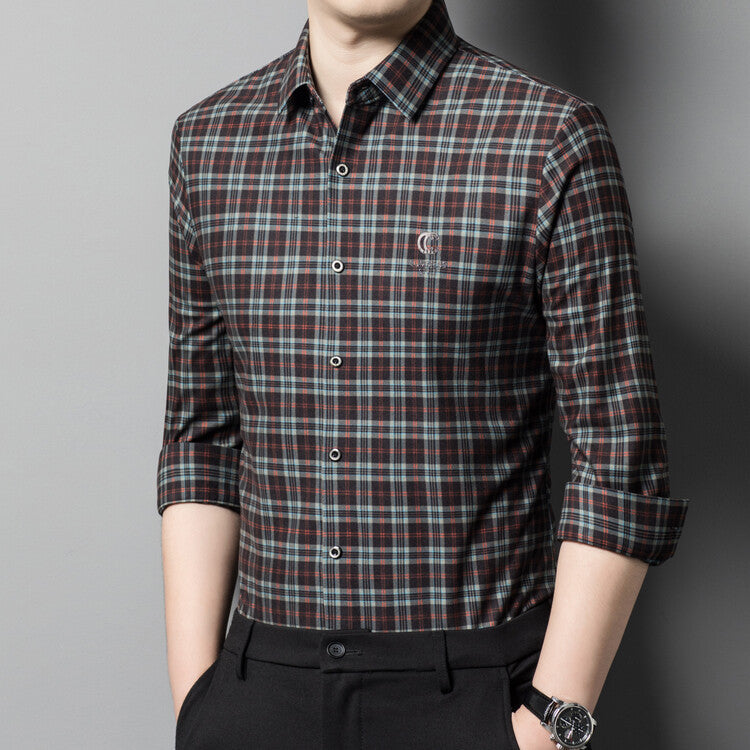 Herren Hemd Kariert Elegantes Berlin Style
