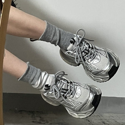 Damen Sneaker SportlichChunky Laufschuhe Mit Dämpfung