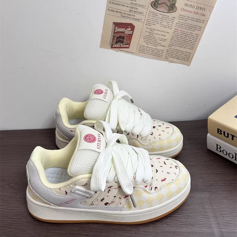 Damen Sneaker Sportschuhe Modisch Strukturiert