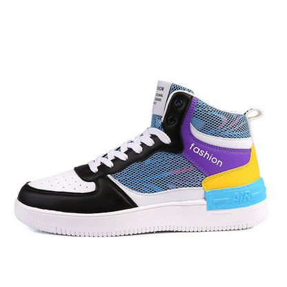 Damen Sneaker High-Top atmungsaktiv Mesh Weich