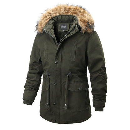 Herren Winterparka Wärmend Mit Abnehmbarer Kapuze - BerlinGlamour