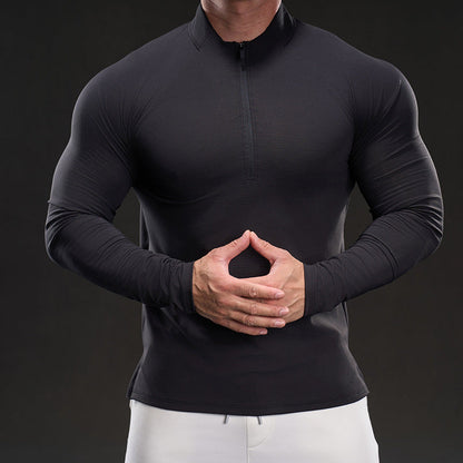 Herren Funktionsshirt Langarm Leicht Atmungsaktiv