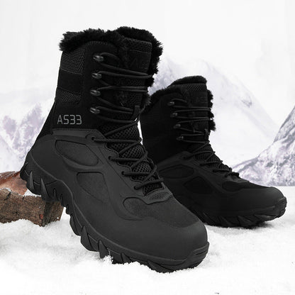 Herren Winterstiefel Wasserdicht Isoliert Rutschfest