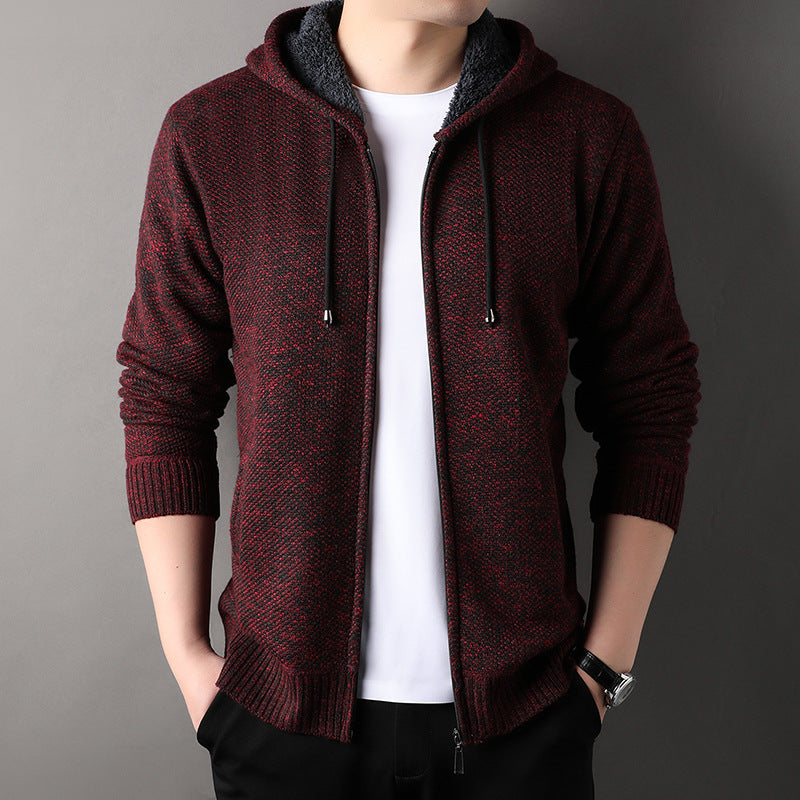 Herren Mode Jacke mit Kapuze und weich gefüttertem Innenfutter Berlin.