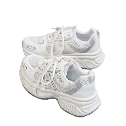 Damen Laufschuhe atmungsaktiv Rutschfest multicolor