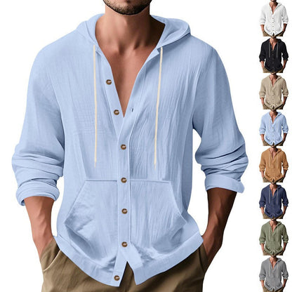 Herren Kapuzenshirt Lässig Mit Taschen Modern - BerlinGlamour