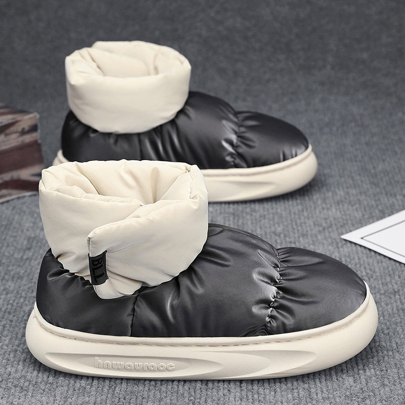Damen Sneaker Hoch Kragen Warm KuschelSchuhe