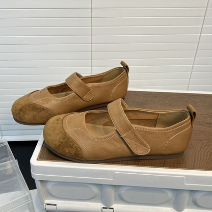 Damen Ballerinas Bequem Verstellbar Weich
