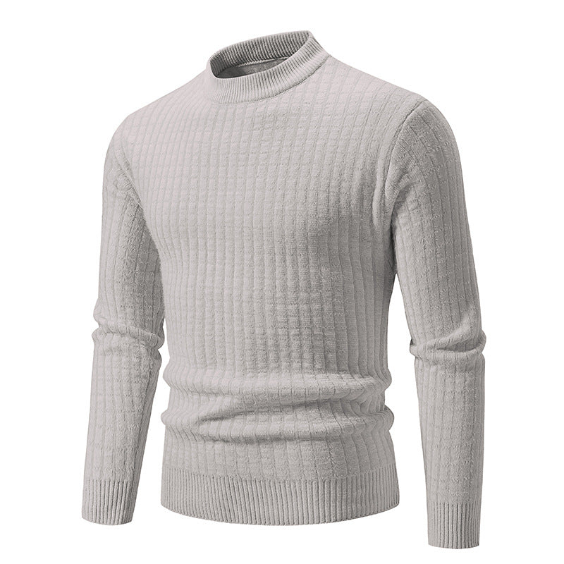 Herren Pullover Feinstrick Strukturiert Modern