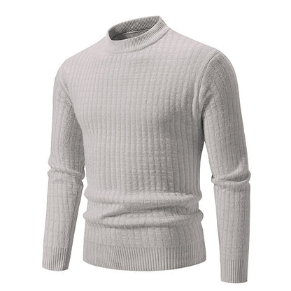 Herren Pullover Feinstrick Strukturiert Modern