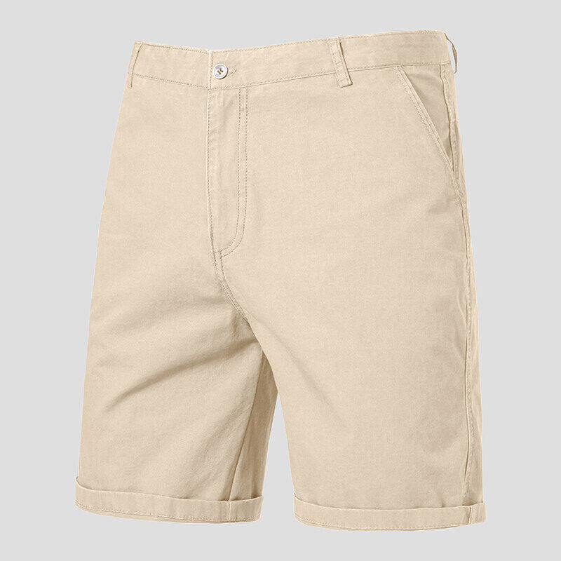 Herren Shorts Baumwoll-Mix mit Taschen Bequem Freizeit