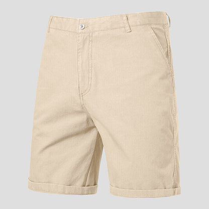 Herren Shorts Baumwoll-Mix mit Taschen Bequem Freizeit