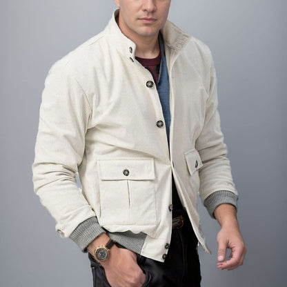 Herren Cordjacke Sportlich Praktisch Modern - BerlinGlamour