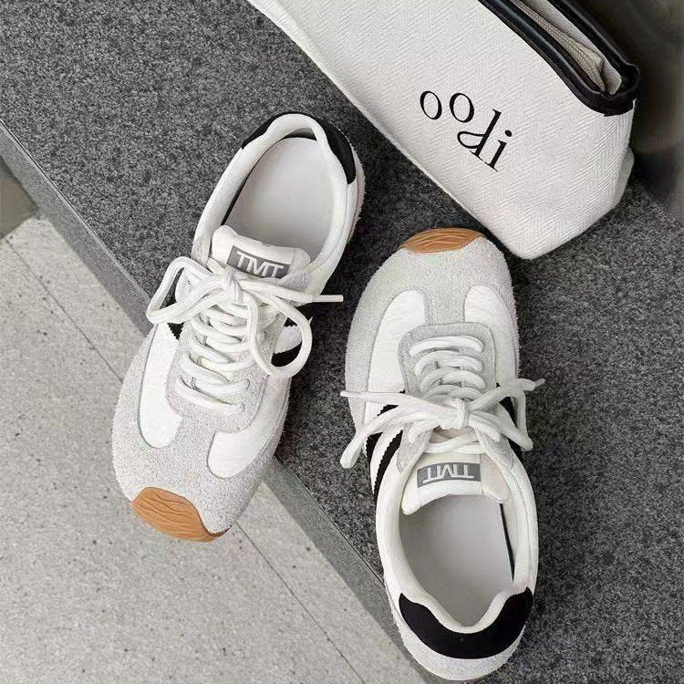 Damen Sneaker Weich Wildleder Rutschfest Moderne