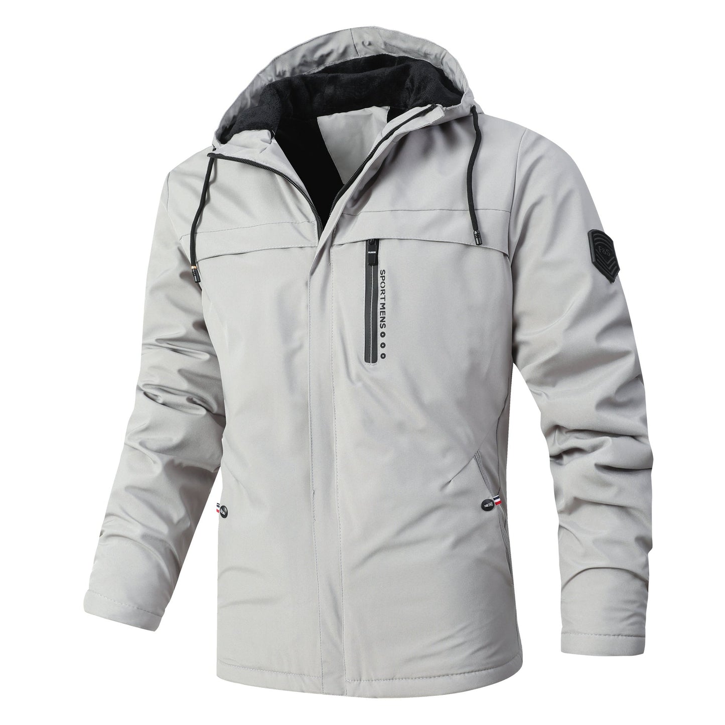 Herren Winterjacke Wetterfest Isoliert Mit Weichem Futter