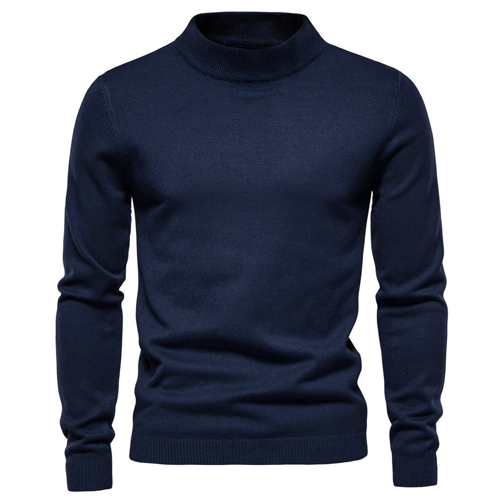 Herren Rollkragenpullover Feinwolle Elegante Qualität