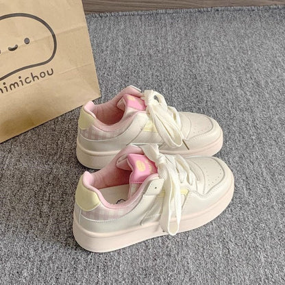 Damen Sneaker Kariert Hochdämpfend Moderne Schuhe