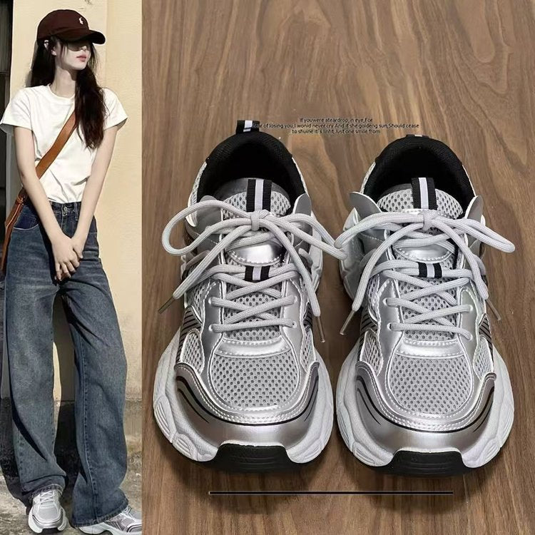 Damen Sneaker Sport Mesh Bequem Laufschuhe Frauen