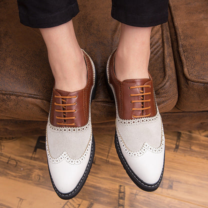 Damen Schnürschuhe Elegante Broguemuster Schuhe Klassisch